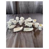 Assorted Milk Glass Small Novelty Items