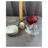 Glass Dishes And Small Plates