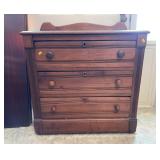 Victorian Style Four-Drawer Washstand Commode  Wit