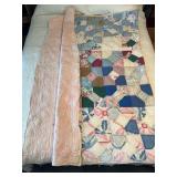 Handmade Patchwork Quilt Geometric Pattern