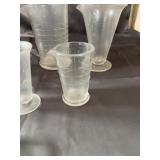 Assortment of Antique Footed Glass Laboratory Beak