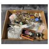Assorted Costume Jewelry And Beads