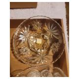 Pressed Glass Servingware Assortment