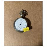 Keywind Pocket Watch With Roman Numeral Dial