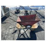 Vintage Metal Wheelbarrows