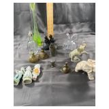 Mixed Metal Miniature Figurines And Bells, Assorte