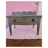 Small Painted Green Lowboy Or Table