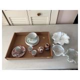 Assorted Glass and Porcelain Ware