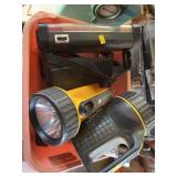 Assorted Handheld Flashlights And Lanterns