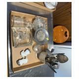 Kitchen - Pressed Glass and Silverplated Flatware