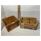 3 Wood Boxes, 2/Hires, 1/Drambuie