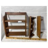 3 Wood Wall Shelves