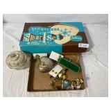 Vintage Snowflake Serving Set. Misc Earrings and D