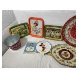 Assortment of Advertising Tins