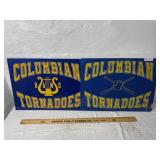 2 Columbian Tornadoes Metal Signs 18'x24'