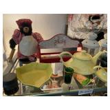 Kitchen D©cor, Teapot, Creamer, Candle Holders, S