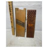 Slaw Board, Board w/holes