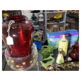 Vases, Green Basket, Flask