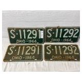 1964 License Plates