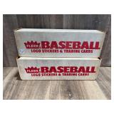 Qty 2 Fleer Baseball Card Sets, 1989, factory seal