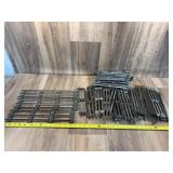 Qty 3- 14 in Straight Track, 58- 9 in Straight Tra