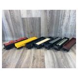 Qty 7 KMT gondola train cars