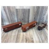 Lionel 6457 caboose, boxcar, animal hauler