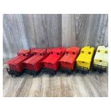 Qty 6 Kusan/MKT cabooses, plastic