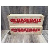 Qty 2 Fleer Baseball Card Sets 1989, factory seal