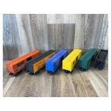 Qty 5 Kusan Boxcars, 1 Coal Car