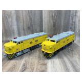 Pair of plastic KMT engines