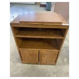 Rolling Microwave Cart   24.5' x 15.5'x  31'H