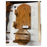 Solid Oak S&P & Bathroom Hanger