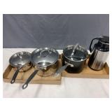 Cooking Pots(Cuisinart & Anolon), Coffee Carafe