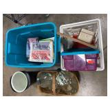 Yard Flags, Gal Jugs, Trash Cans, Basket