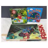 Risk, Hungry Hippo, & Go Fishin' Games