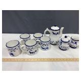 Amish Crackerbarrel:  Coffee Pot, Cream n Sugar, M