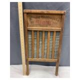 National Washboard Co.  Zinc Washboard