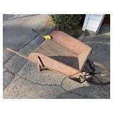 Wooden Wheel Barrel