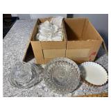Coin Glass, Candy Dish  & Wine Glasses