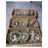 18 Glass Snack Sets