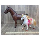 Plastic Horse & Barbie Dream Horse