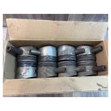 Set of 8 Used Pistons - Jahns 3.92 Ford Y-Block -