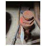 Hydraulic Jack and fireplace tool / shovel