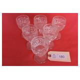 EAPC Clear Glass 4' Goblets