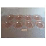 Federal Pink Sharon / Cabbage Rose 7.5' Flat Soup