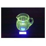 Heisey Glass Pitcher 'Tudor' or 'Colonial' Pat