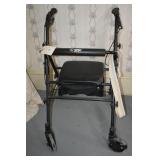 Carex Step 'N Rest Rollator Walker
