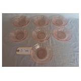 Federal Pink Sharon / Cabbage Rose 5' Bowls