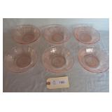 Federal Pink Sharon / Cabbage Rose 6' Bowls